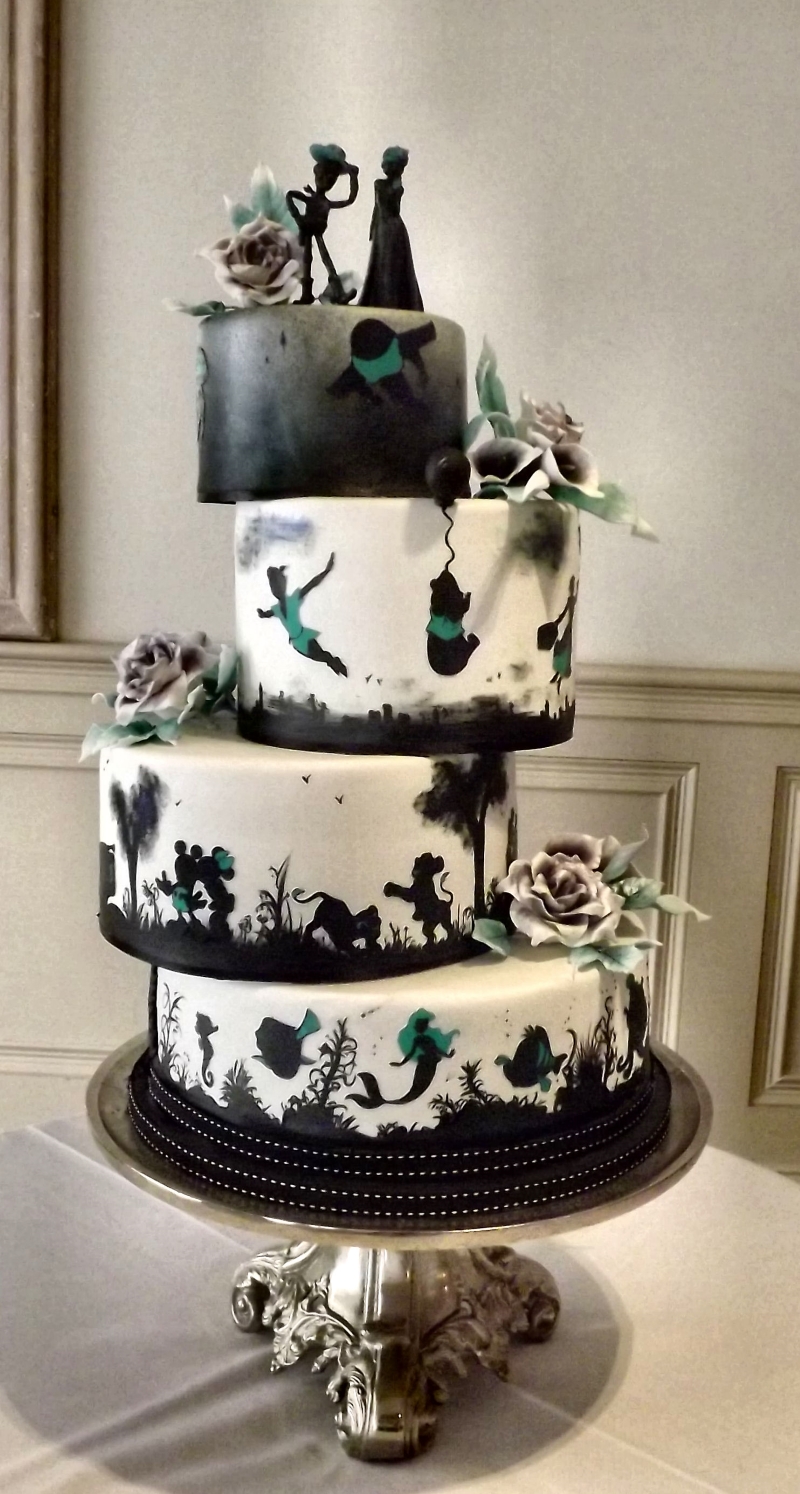 disney wedding cake